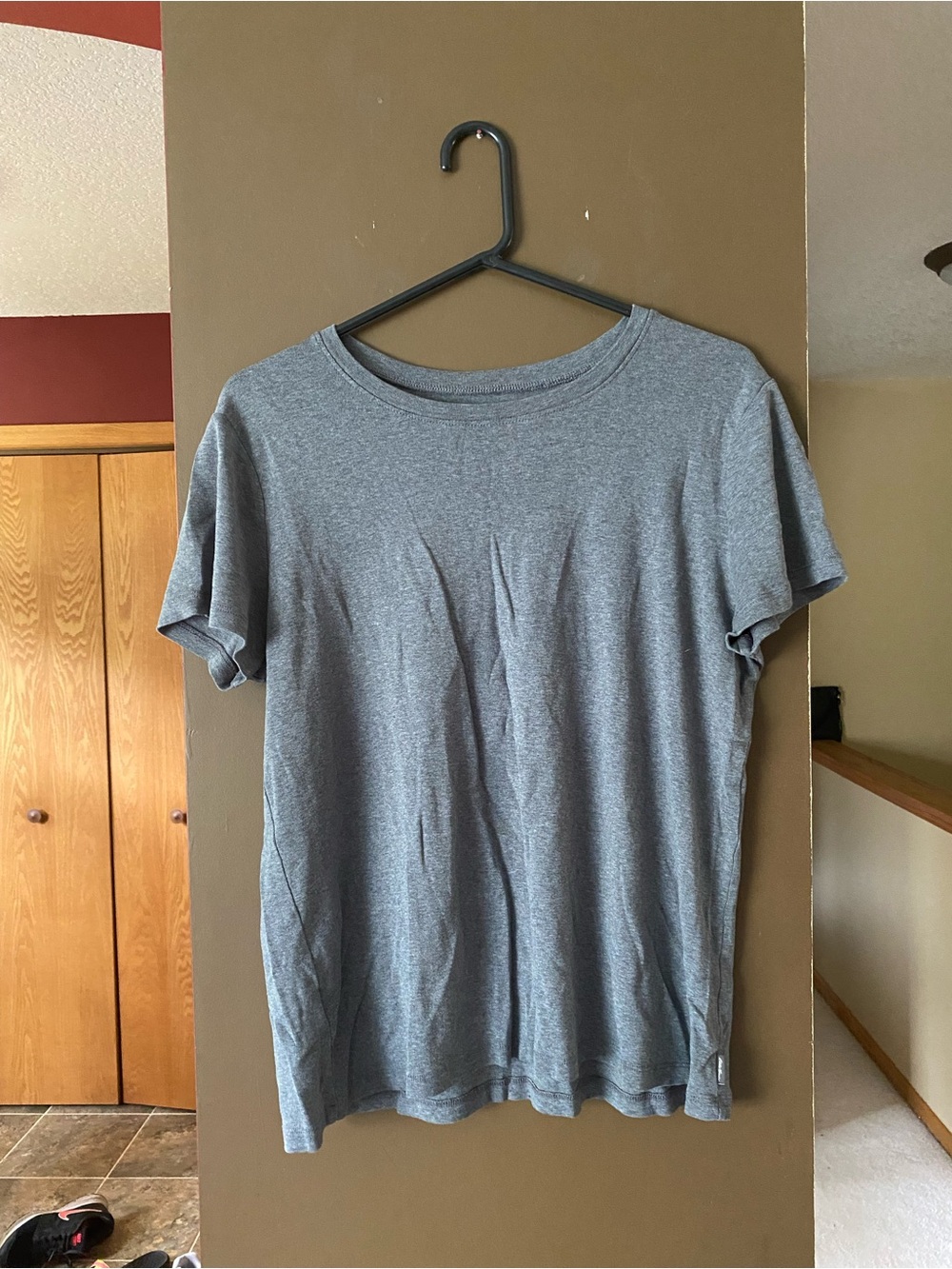 Short Sleeve Crew Neck T-Shirt - Gray